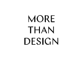 MORE_THAN_DESIGN fashion design lifestyle architecture Sticker