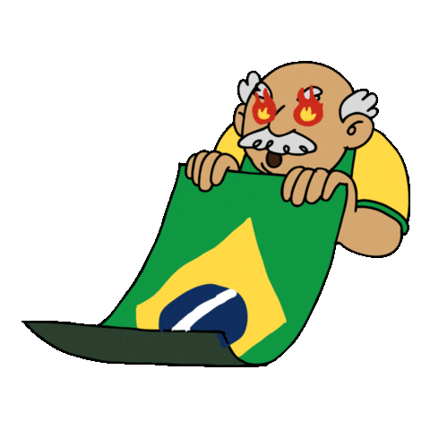 Eu Sou Brasileiro World Cup Sticker by Percolate Galactic