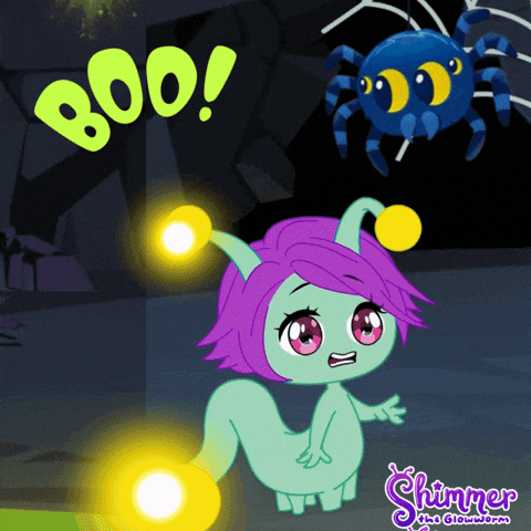 Halloween Glow GIF by ShimmertheGlowworm