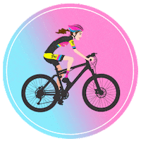 Queen Bike Sticker by Mtb Queens