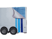 Trailer Transport Sticker by Moderna Textielservice