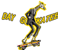 Giraffe 黄色 Sticker