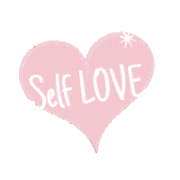 checkcheckcin love heart selflove pink heart Sticker