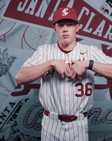 Bronco Baseball GIF by Santa Clara Broncos