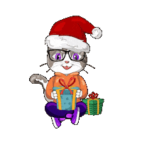 New Year Christmas Sticker