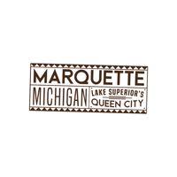 lehtodesign up michigan marquette pure michigan Sticker