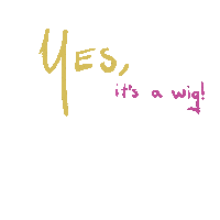 Yep Yes Sticker by Dini Wigs