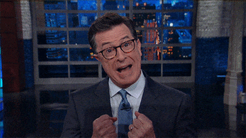 blushing stephen colbert GIF by The Late Show With Stephen Colbert