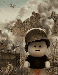Shocked World War GIF