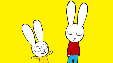 Happy Thank You So Much GIF by Simon Super Rabbit
