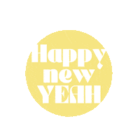 motionherz happy yeah happy new year motionherz Sticker