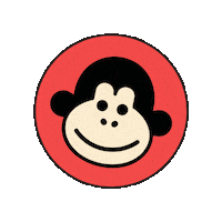 manymorningssocks monkey affe sock monkey many mornings Sticker