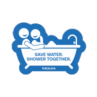 Shower Sticker by Porcelana
