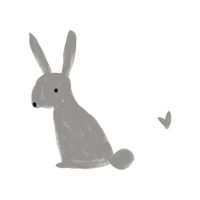 Bunny Sticker by coco beans