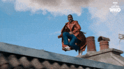 Rooftop Running GIF by Doctor Who