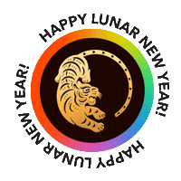 New Year Tiger Sticker by Payoneer