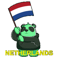 Proud Dutch Flag Sticker by SuperVerse