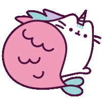 Mermaid Tail Sticker by Pusheen