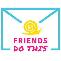 friendsdothis friends friendship letter mail Sticker