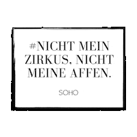 aboutSOHO chaos male soho affen Sticker