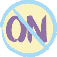 sign no Sticker by ANA MARIA SAAD