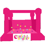 DFWConfettieBounce party texas confetti fort worth Sticker