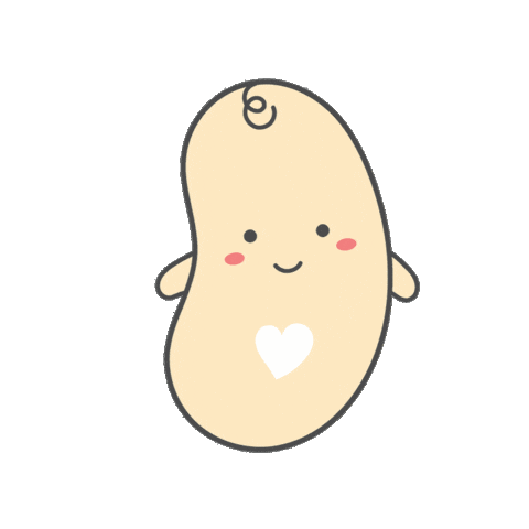 Bean Sticker by theweebean