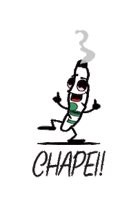 happy chapado Sticker