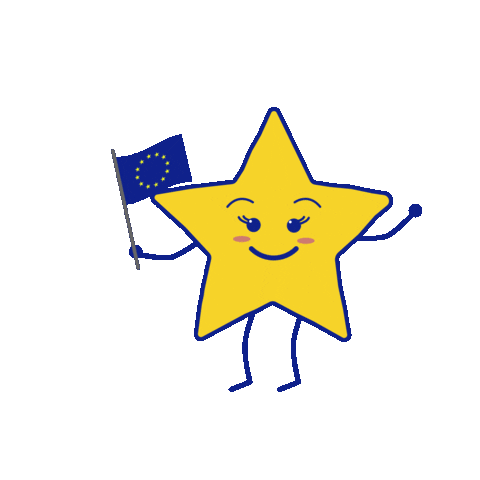 euincy star flag eu european union Sticker