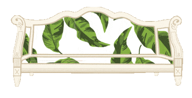 Couch Interior Sticker by Katie Kime