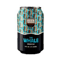 community_beer_works beer beercan cbw thewhale Sticker