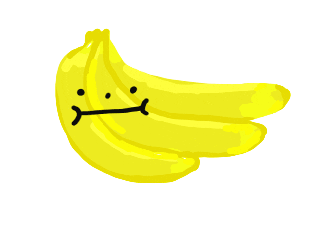 Wink Banana Sticker by eielio