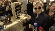 marine le pen wtf GIF by franceinfo