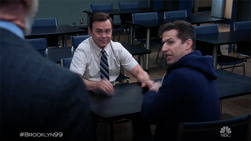 Scared Nbc GIF by Brooklyn Nine-Nine