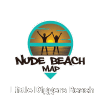 Beach Diggers Sticker by nudebeachmap