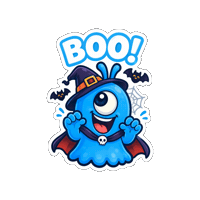 Trick Or Treat Halloween Sticker by Momo & Tulus