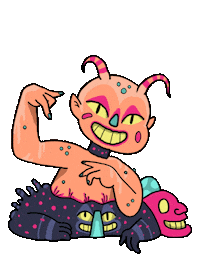 Chilling Drag Queen Sticker by Nick Ybarra