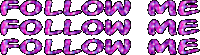 Following Follow Me Sticker by Chris Higa