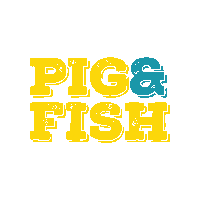 Pig And Fish Sticker