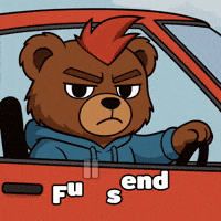 Car Bear GIF by TOY