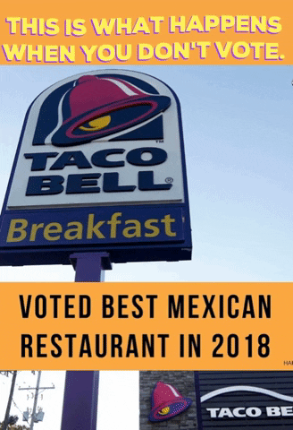 Voting Taco Bell GIF by bjorn