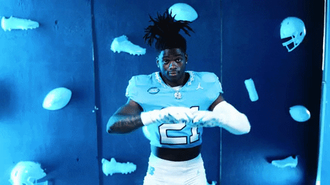 North Carolina Football GIF by UNC Tar Heels