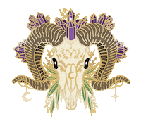 Skull Sign Sticker