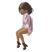 elistorycriativo girl sitting menina garota Sticker