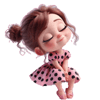 elistorycriativo sitting menina garota agradecer Sticker