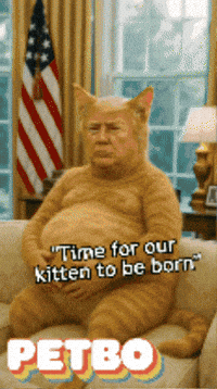 Trump Cat GIF
