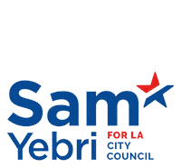 SamYebriForLACityCouncil rainbow lgbtq support los angeles Sticker