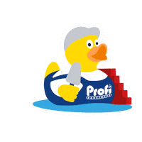 Vacation Duck Sticker by Grafik Profibaustoffe