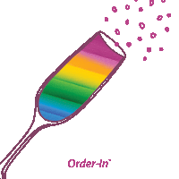 Melbourne Cup Cheers Sticker by Order-In
