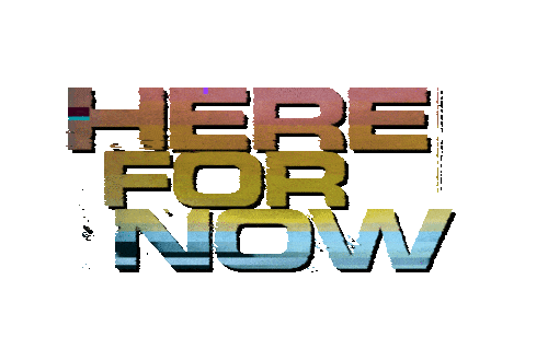 Here For Now Rainbow Sticker by Louis The Child